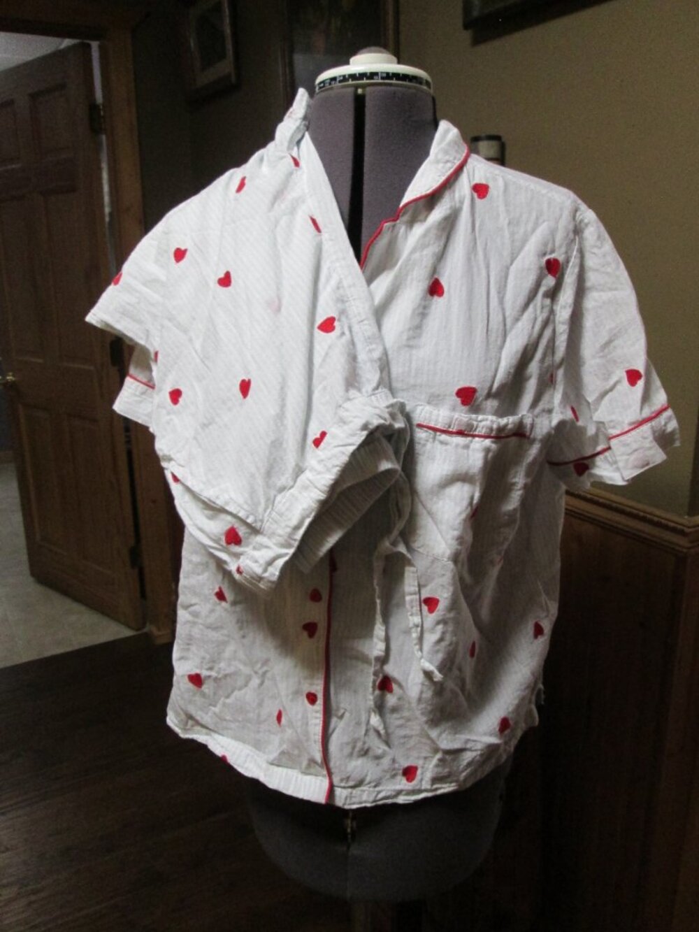 Cupcakes and cashmere 2 pc pajamas 100 cotton short sleeve heart pattern
